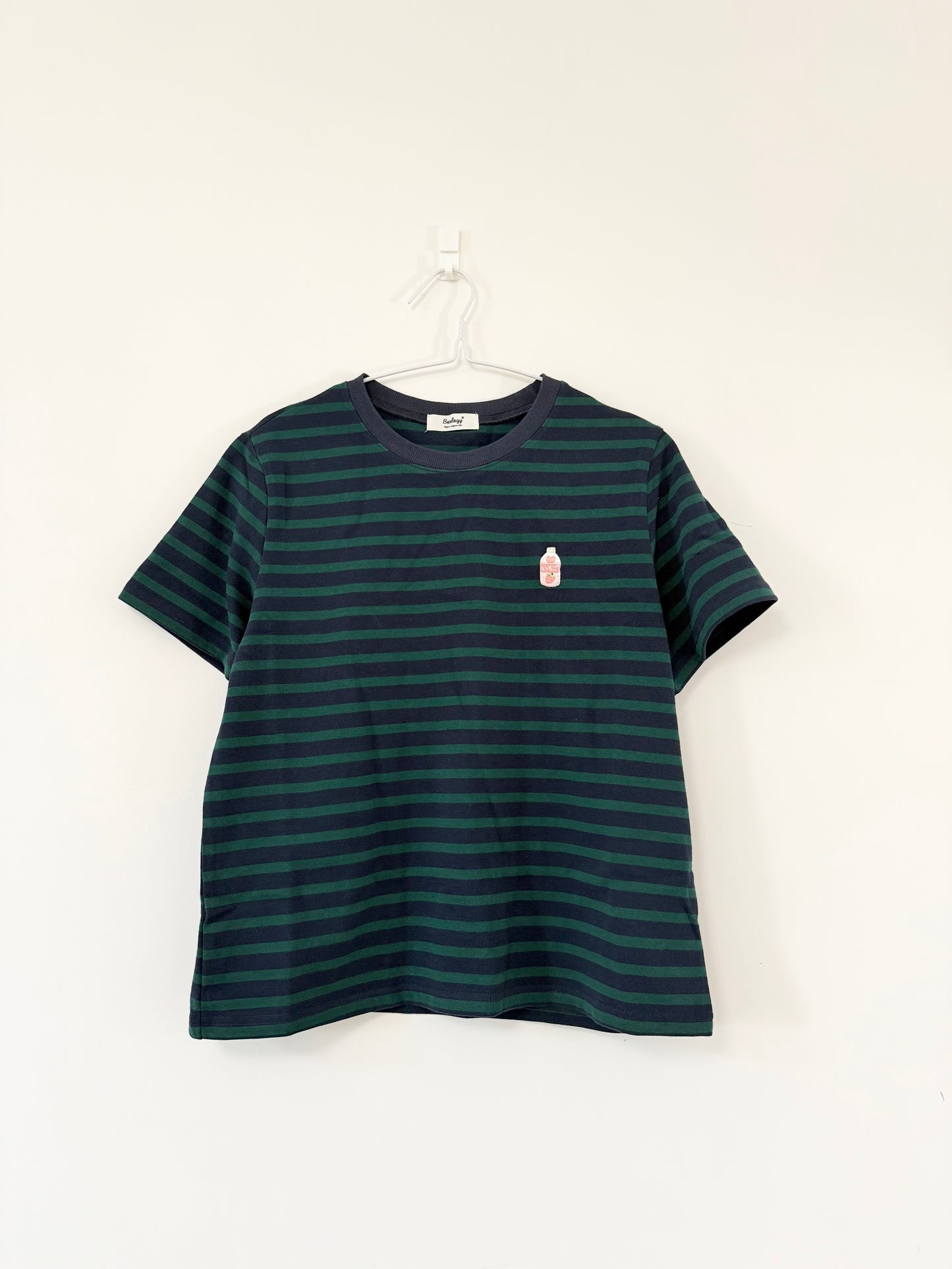 拼色條子LOGO TEE | B8315