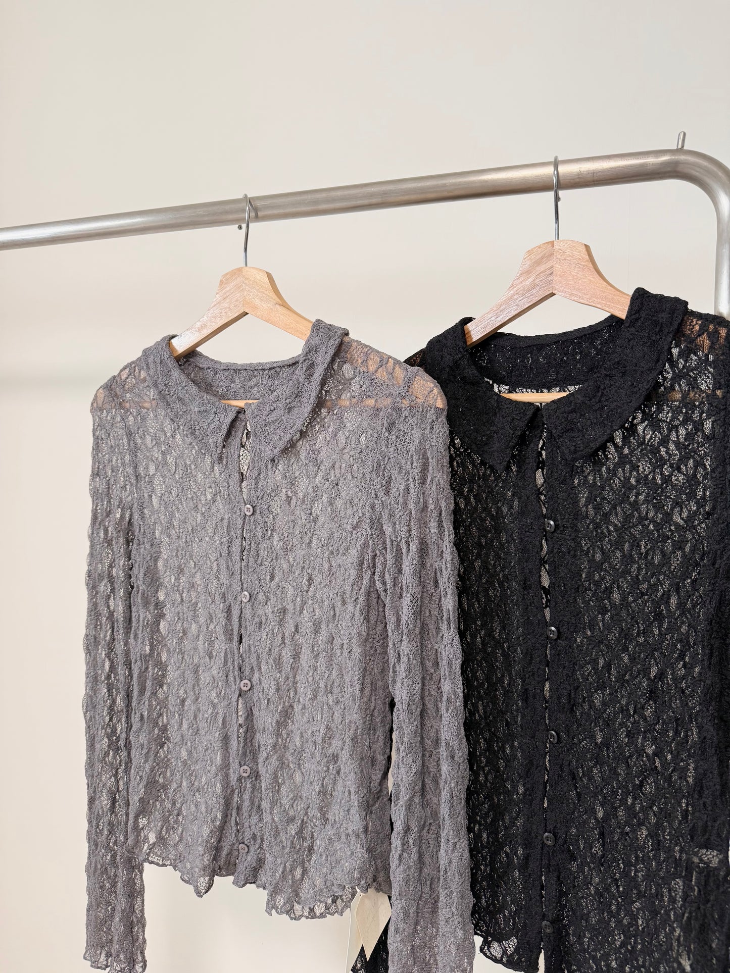 LACE POLO OUTER | E21923
