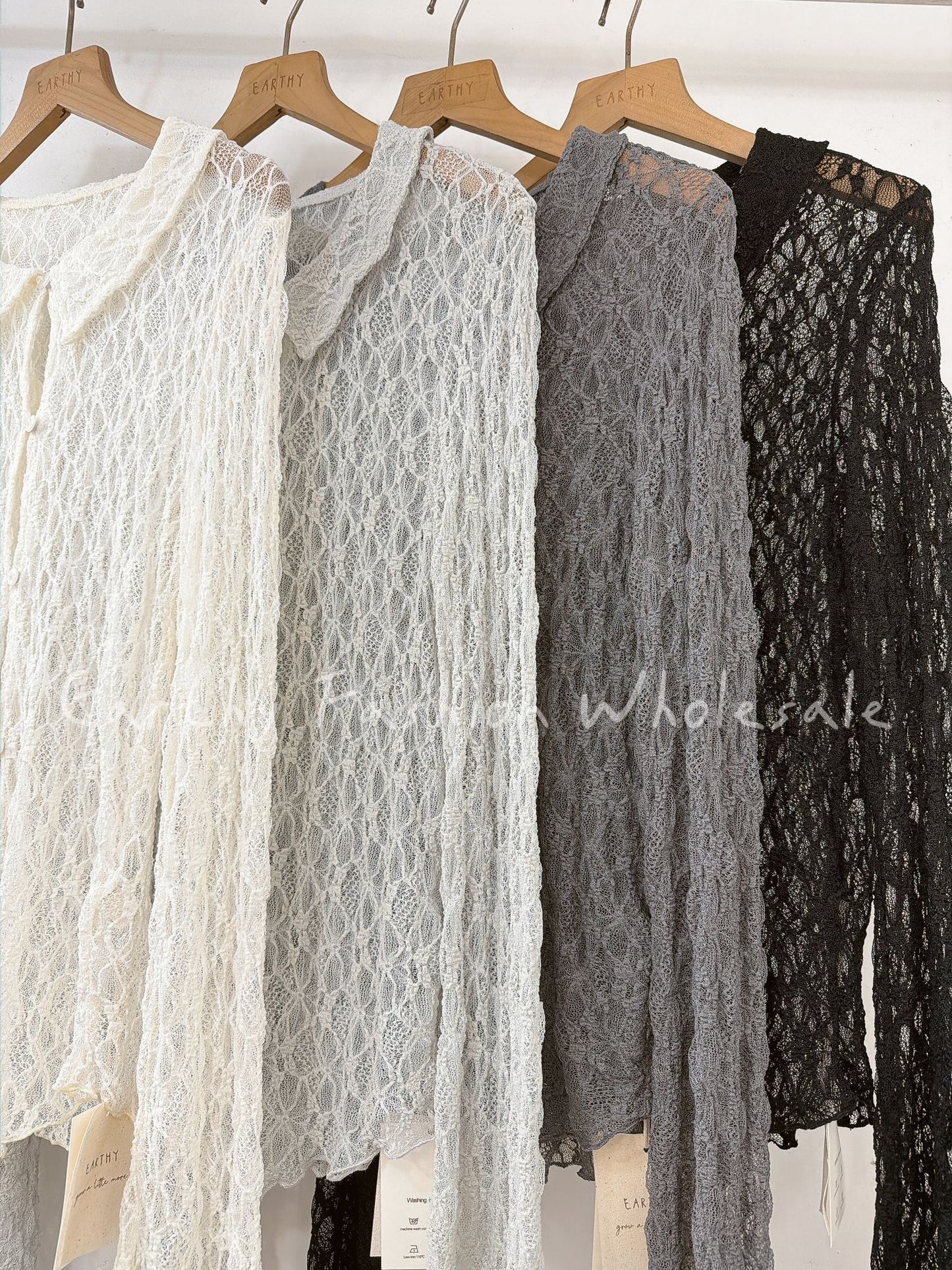 LACE POLO OUTER | E21923