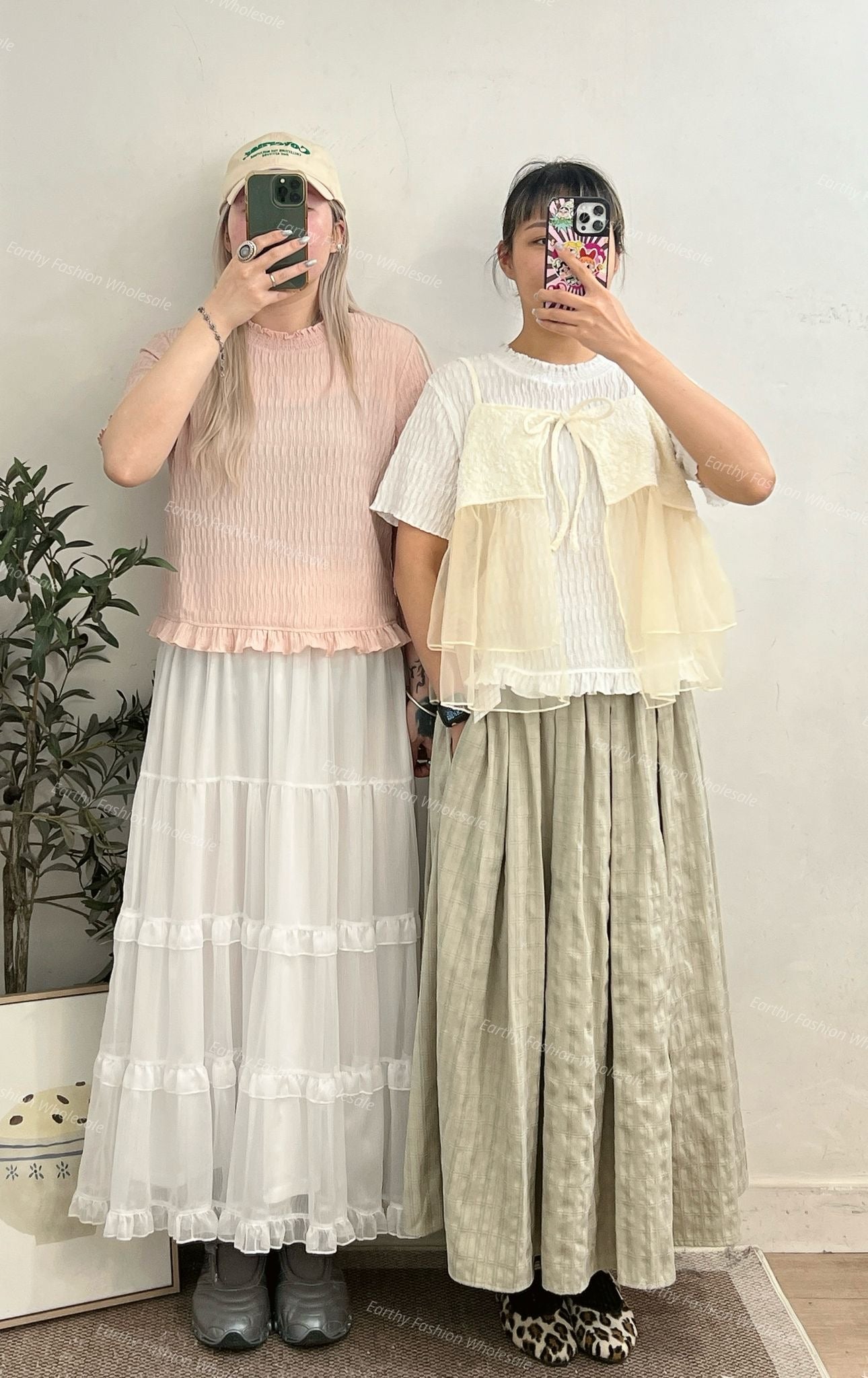 暗紋RUFFLE TOP | E21643