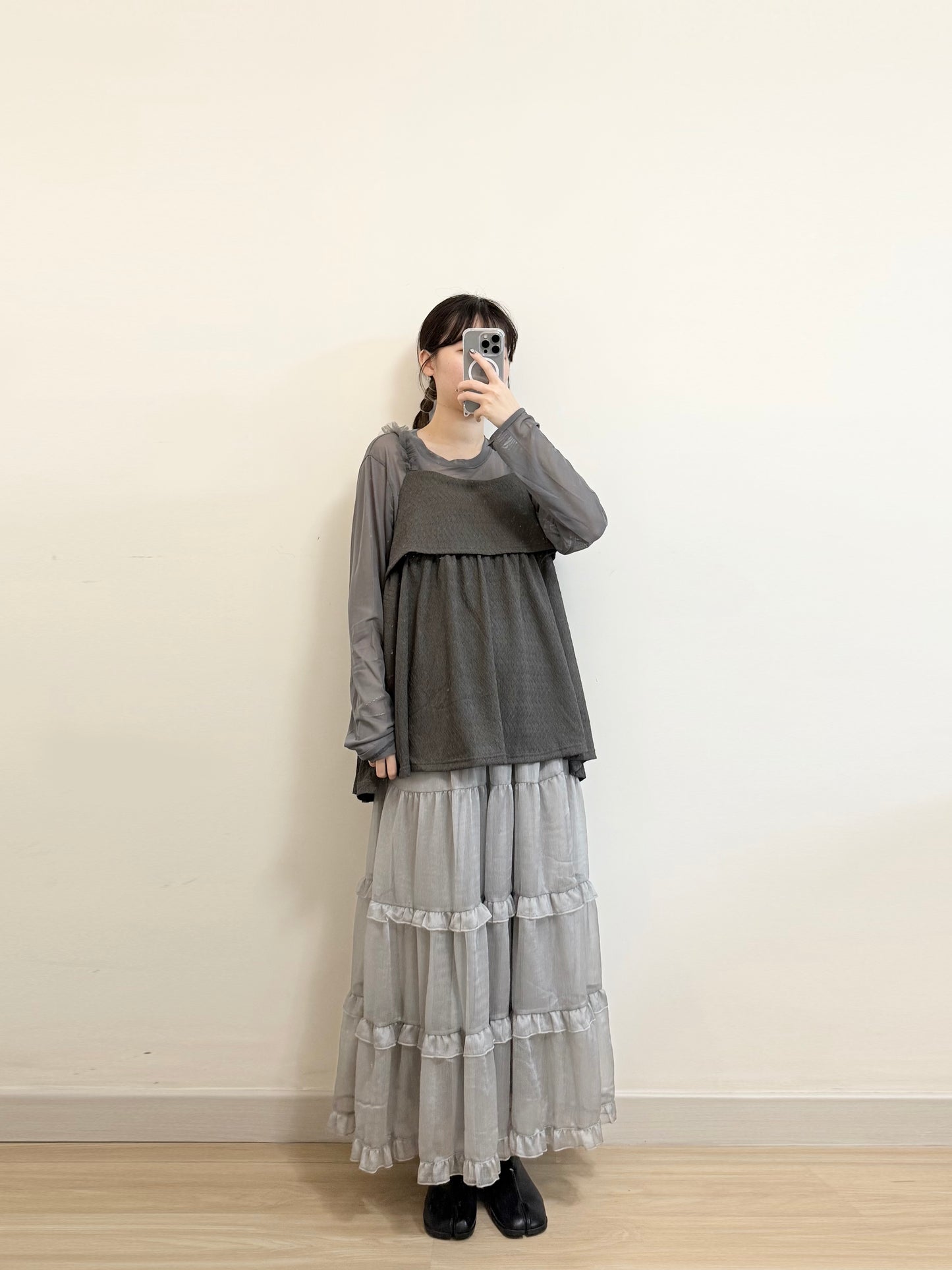 透紗 RUFFLE SKIRT | E21513