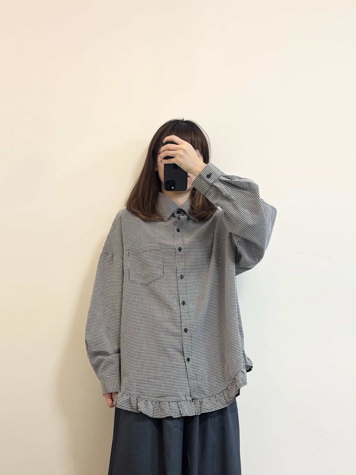 RUFFLE格子襯衫 | E21398 | 三色