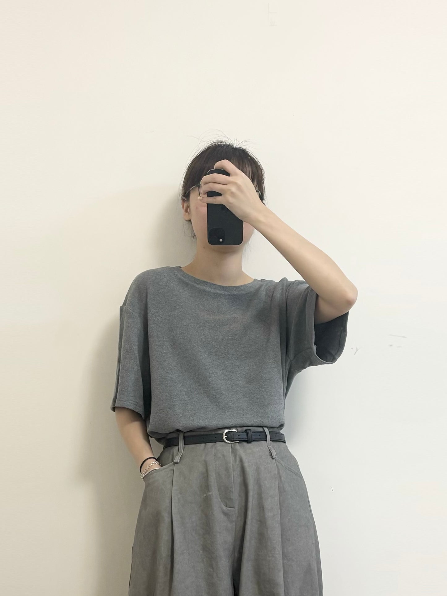 磨毛感寬鬆Tee | 兩色 | DC2610