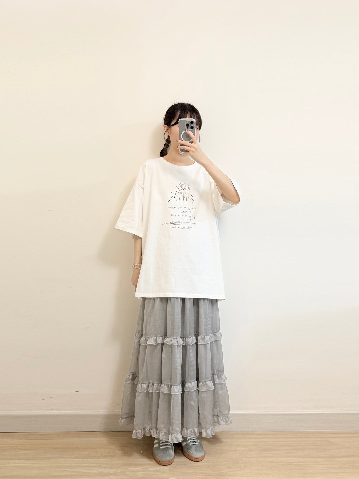 透紗 RUFFLE SKIRT | E21513