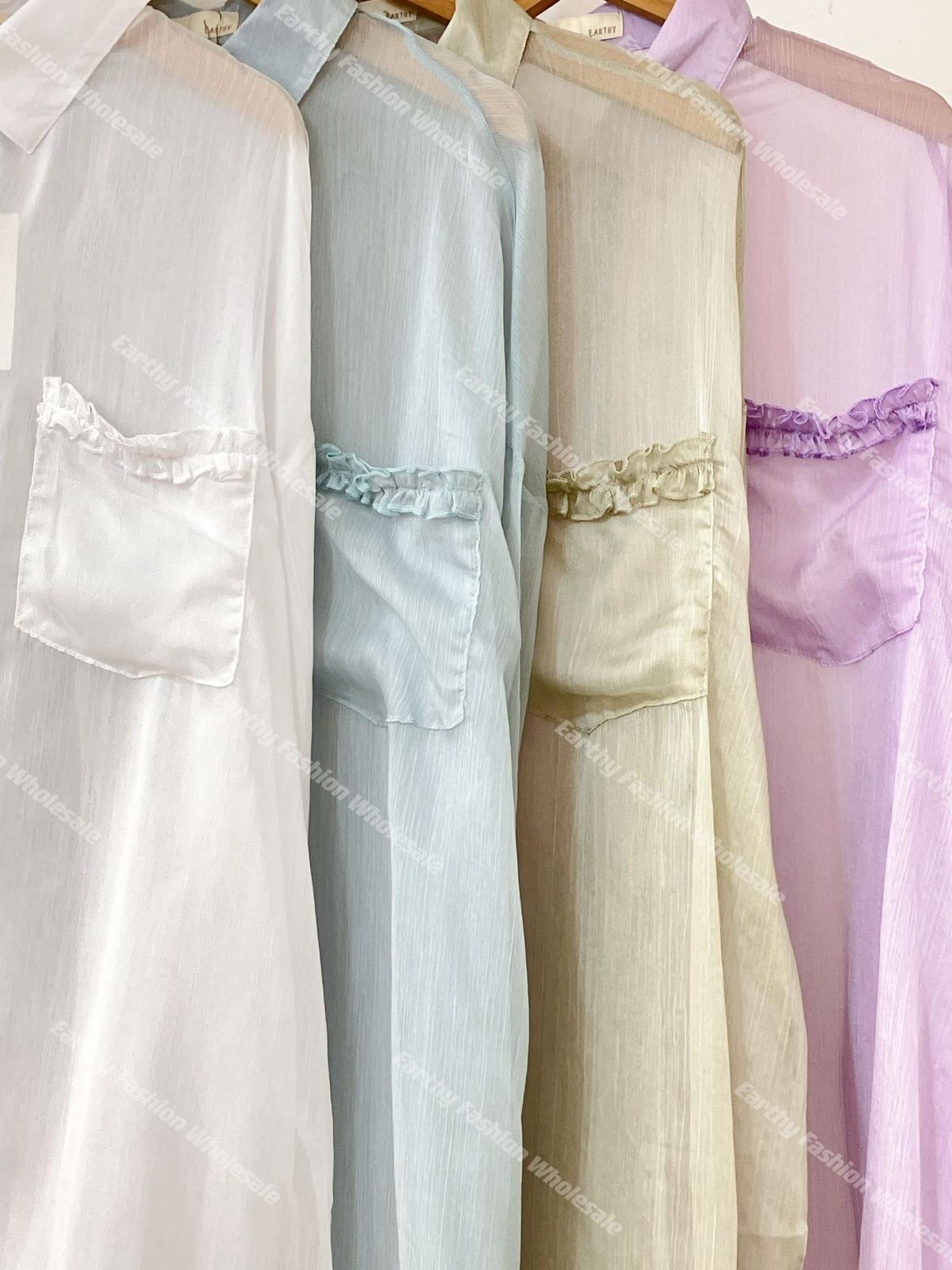 RUFFLE 透透恤衫 | E21067