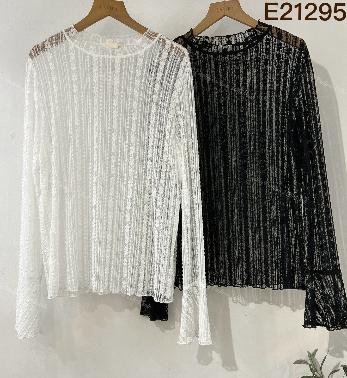 立體花花LACE TOP | E21295