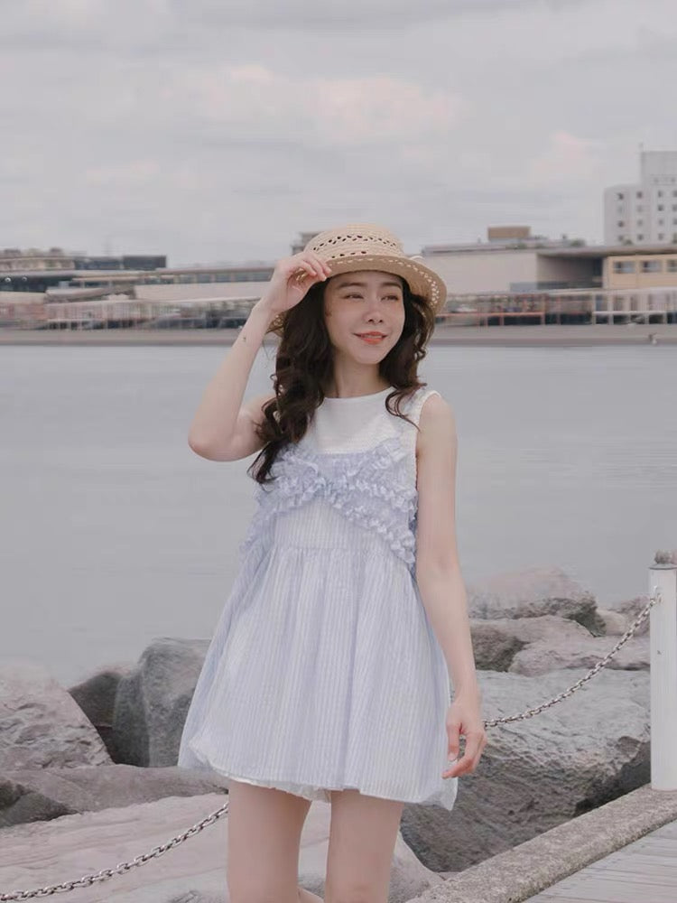 RUFFLE 交叉花邊 LAYER | QS9535