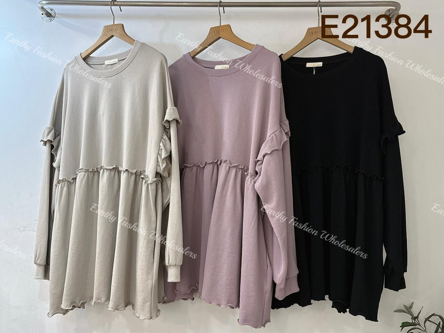 [SALE] RUFFLE娃娃衛衣 | E21384