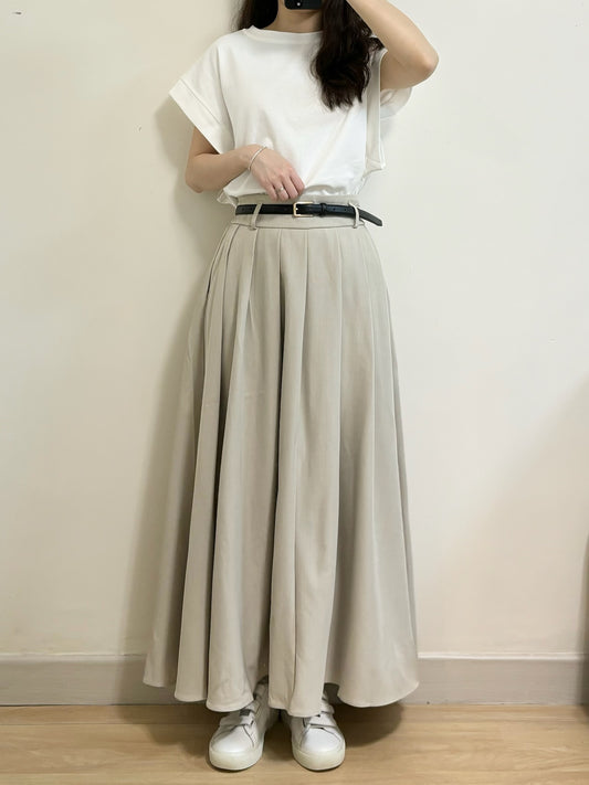 [SALE] Pleated Wide Skirt