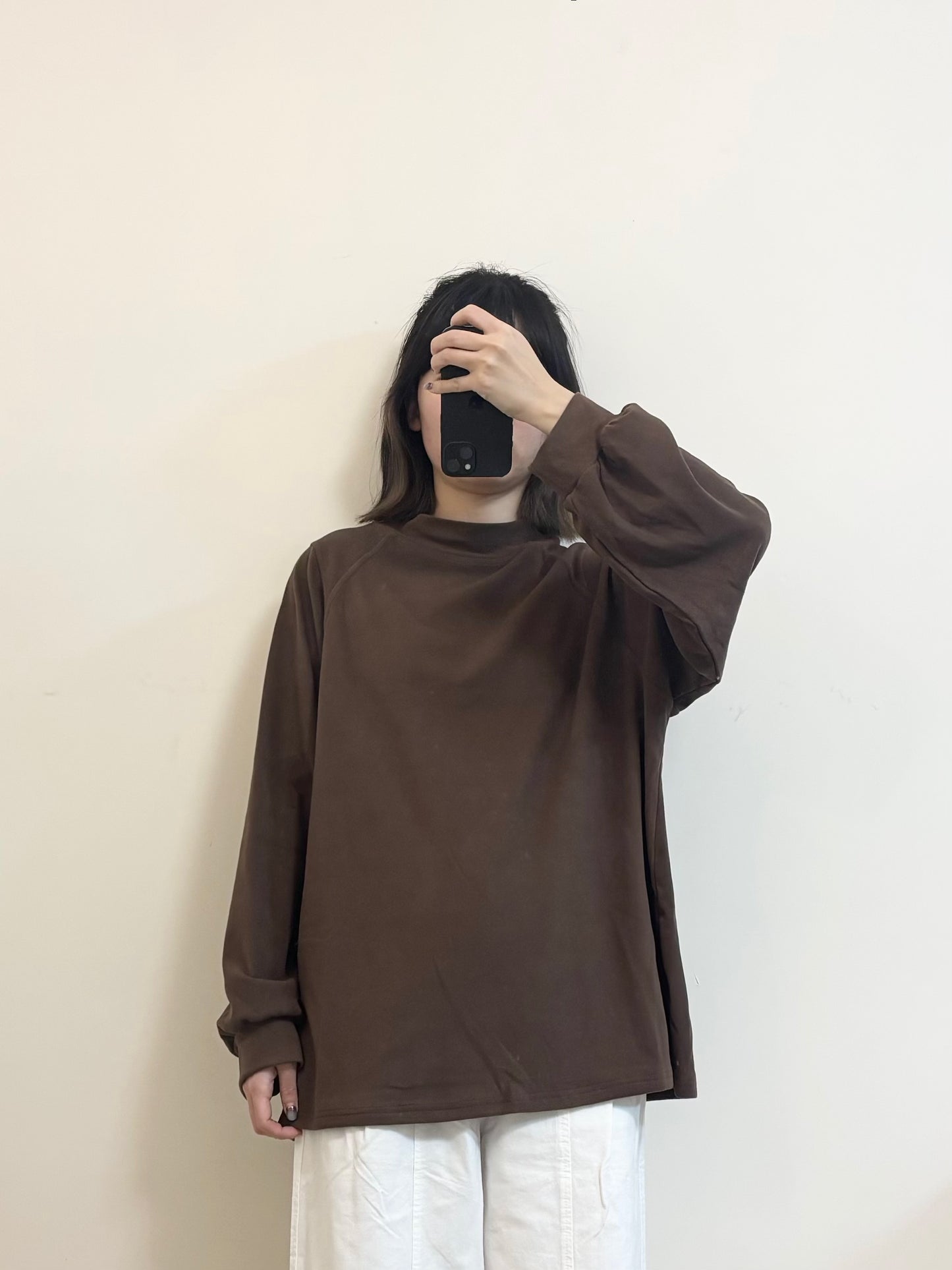 [SALE !! 超軟糯舒服！！] 小企領素色TOP | E21429