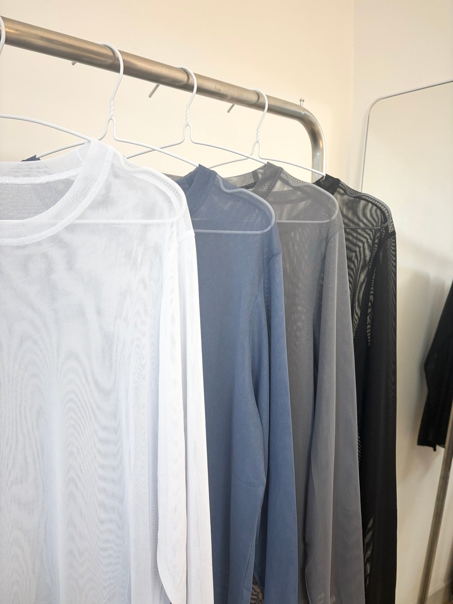 [SALE] 透透圓領打底 | E21391