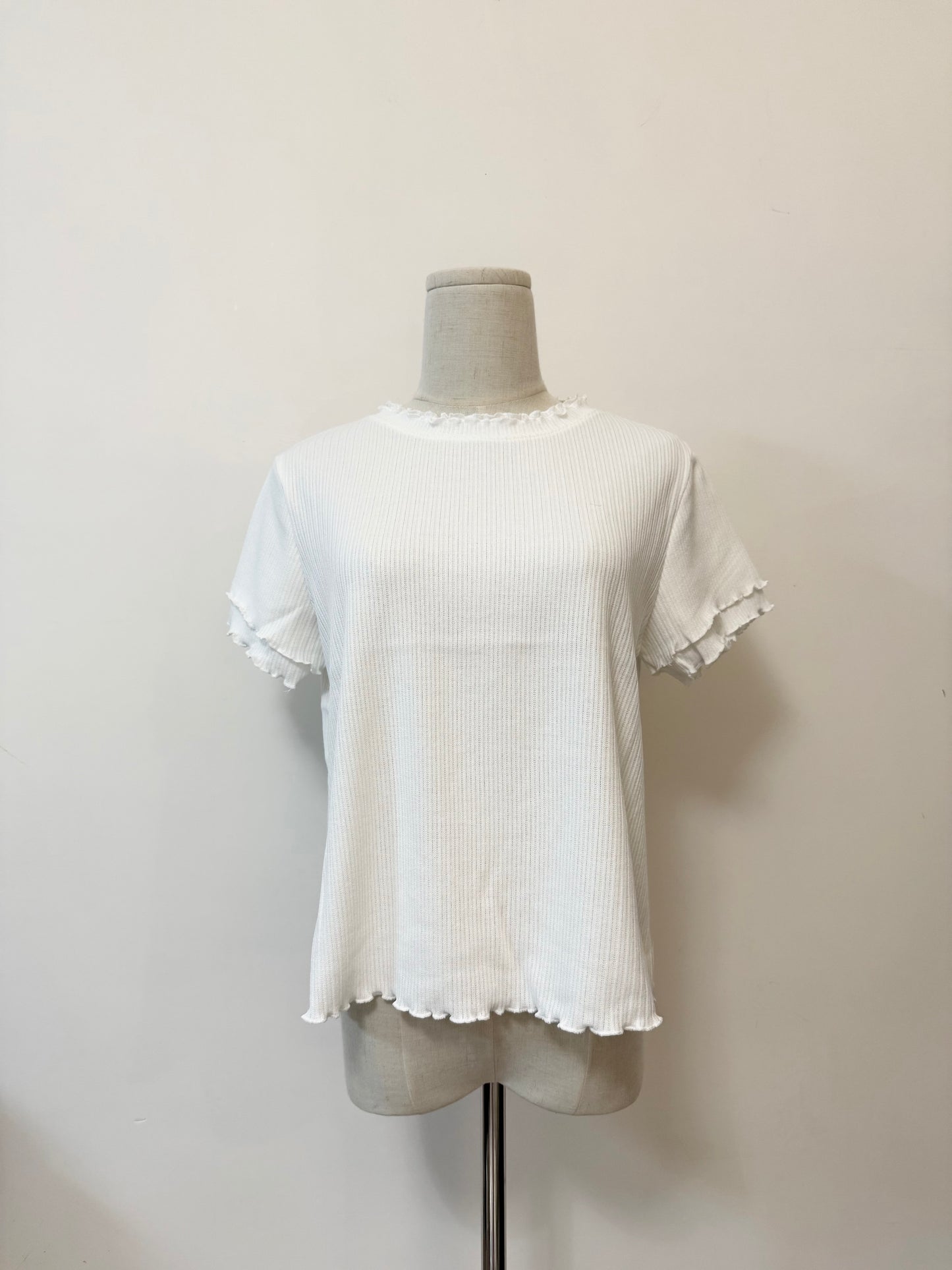 DOUBLE RUFFLE TEE | B8326 | 三色