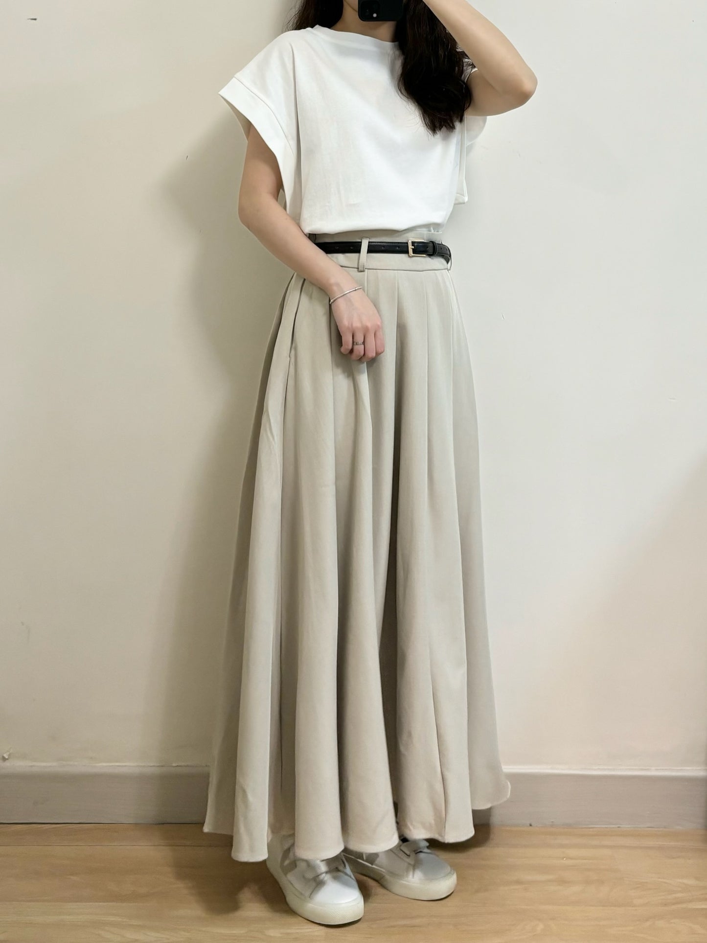 [SALE] Pleated Wide Skirt