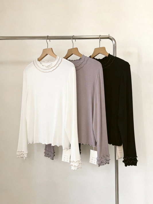 層層捲邊TEE | E21966