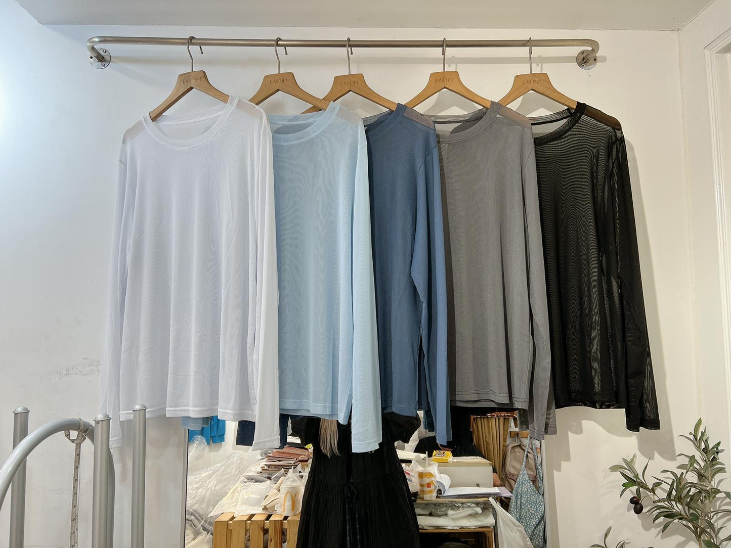 [SALE] 透透圓領打底 | E21391