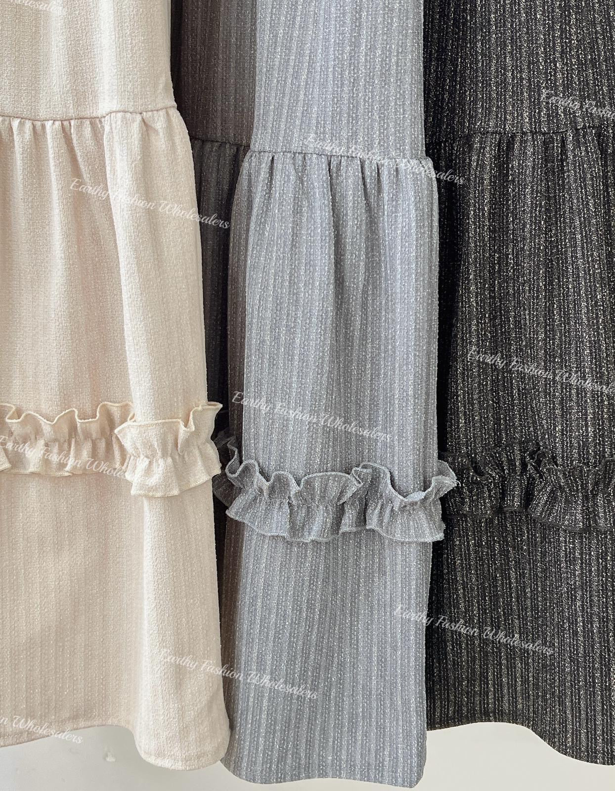 [SALE] RUFFLE 暗紋半裙 | E21394