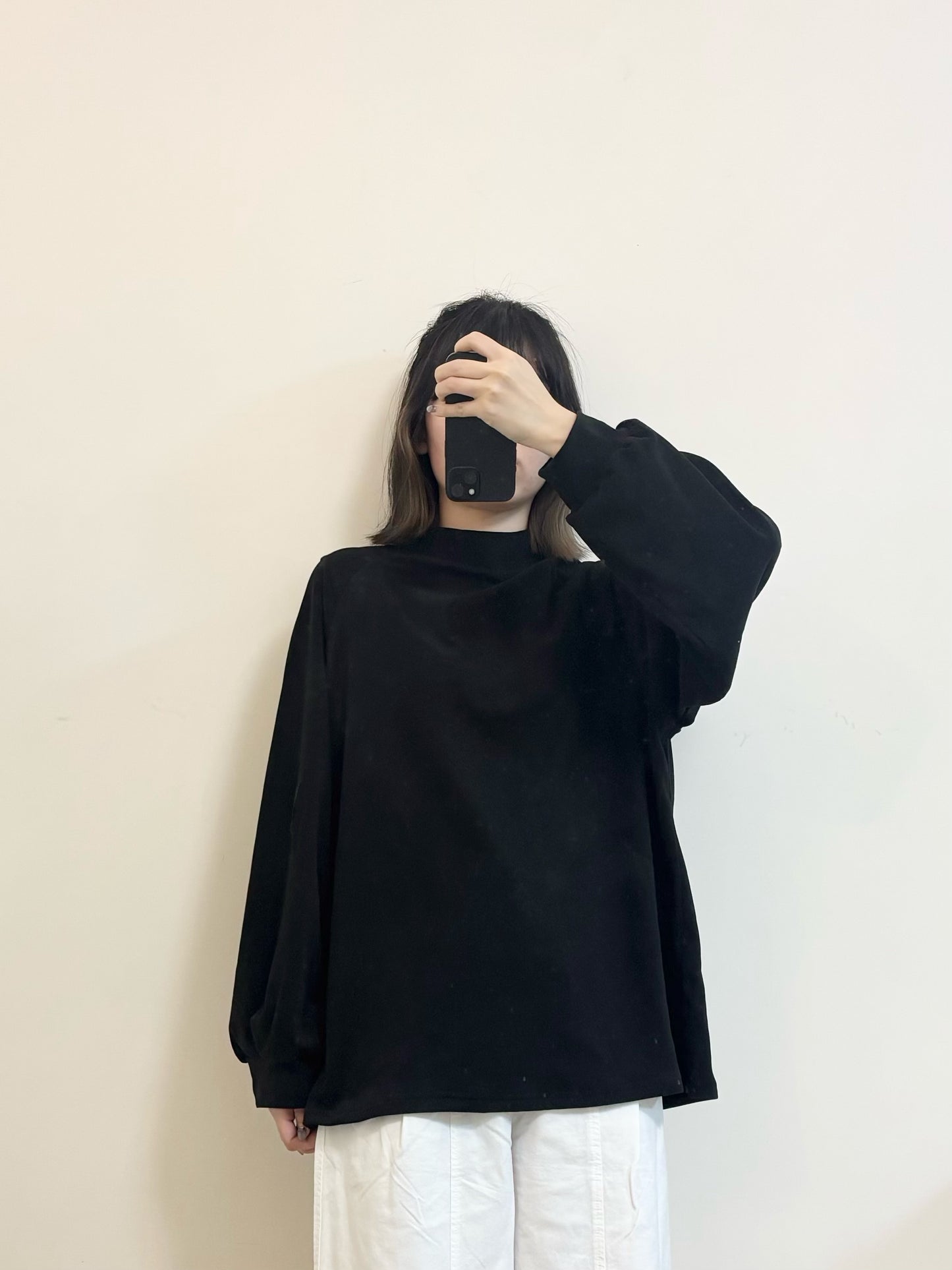 [SALE !! 超軟糯舒服！！] 小企領素色TOP | E21429