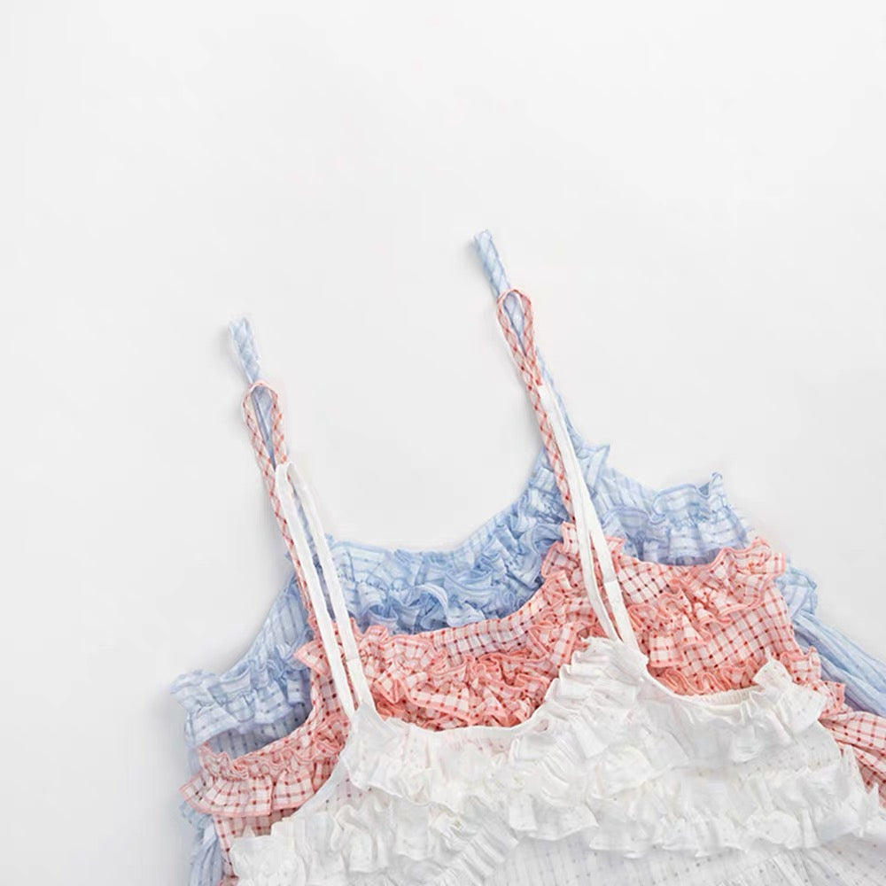RUFFLE 交叉花邊 LAYER | QS9535