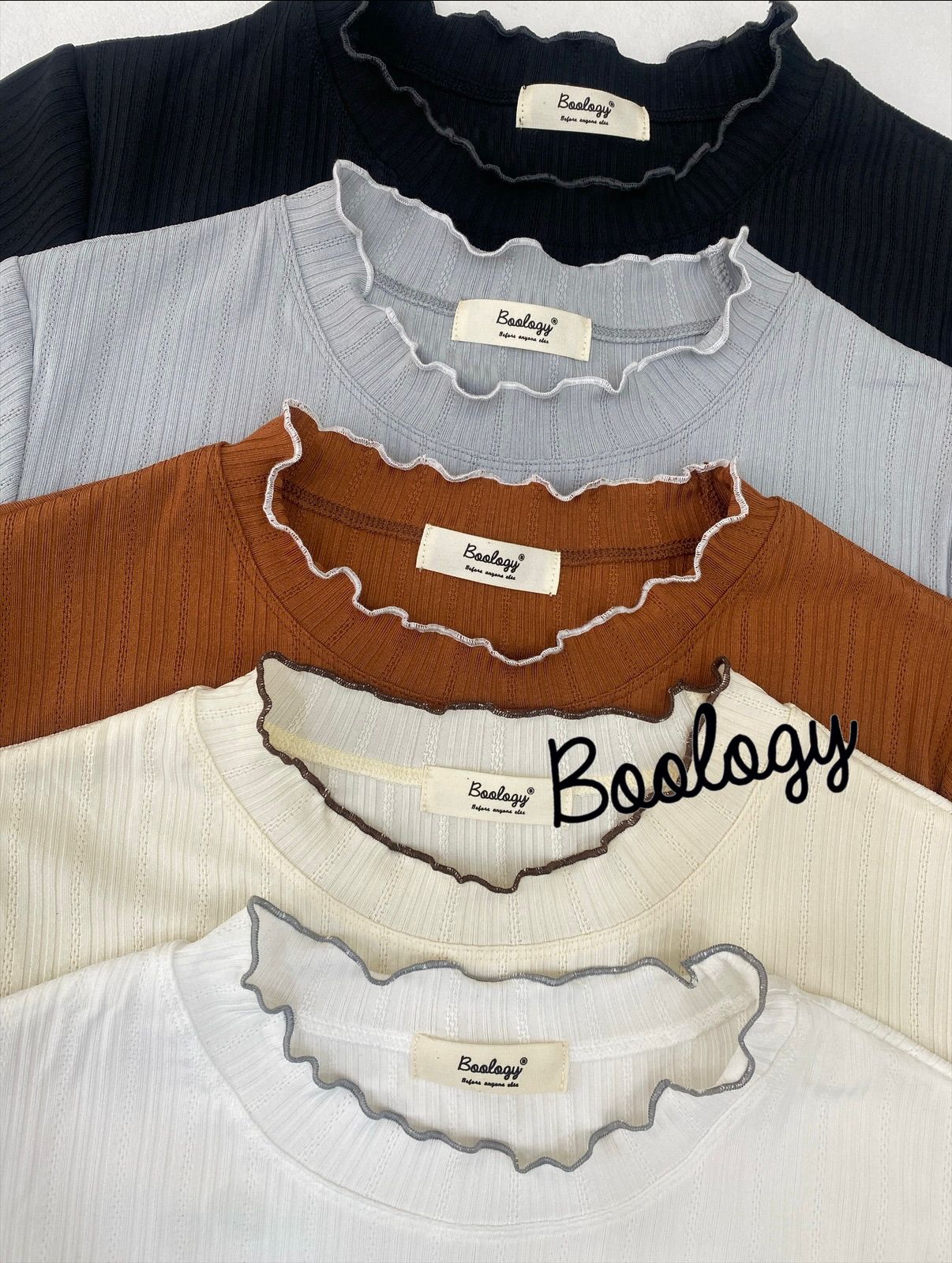 暗紋拼色滑滑料Tee #8586