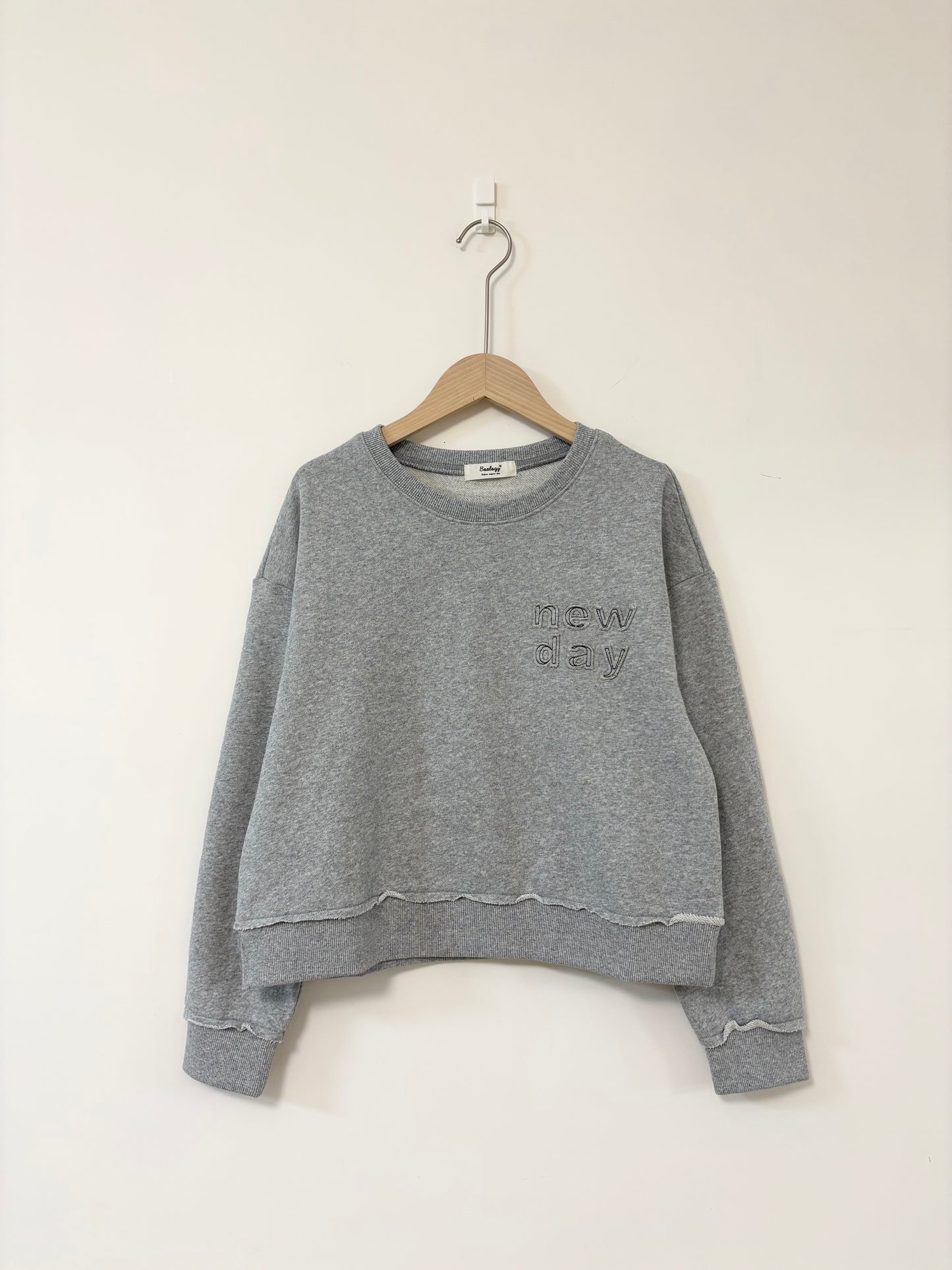 [SALE] 字母拼布衛衣 | B8278