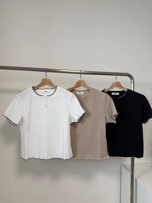Hayley Neck Tee #8516