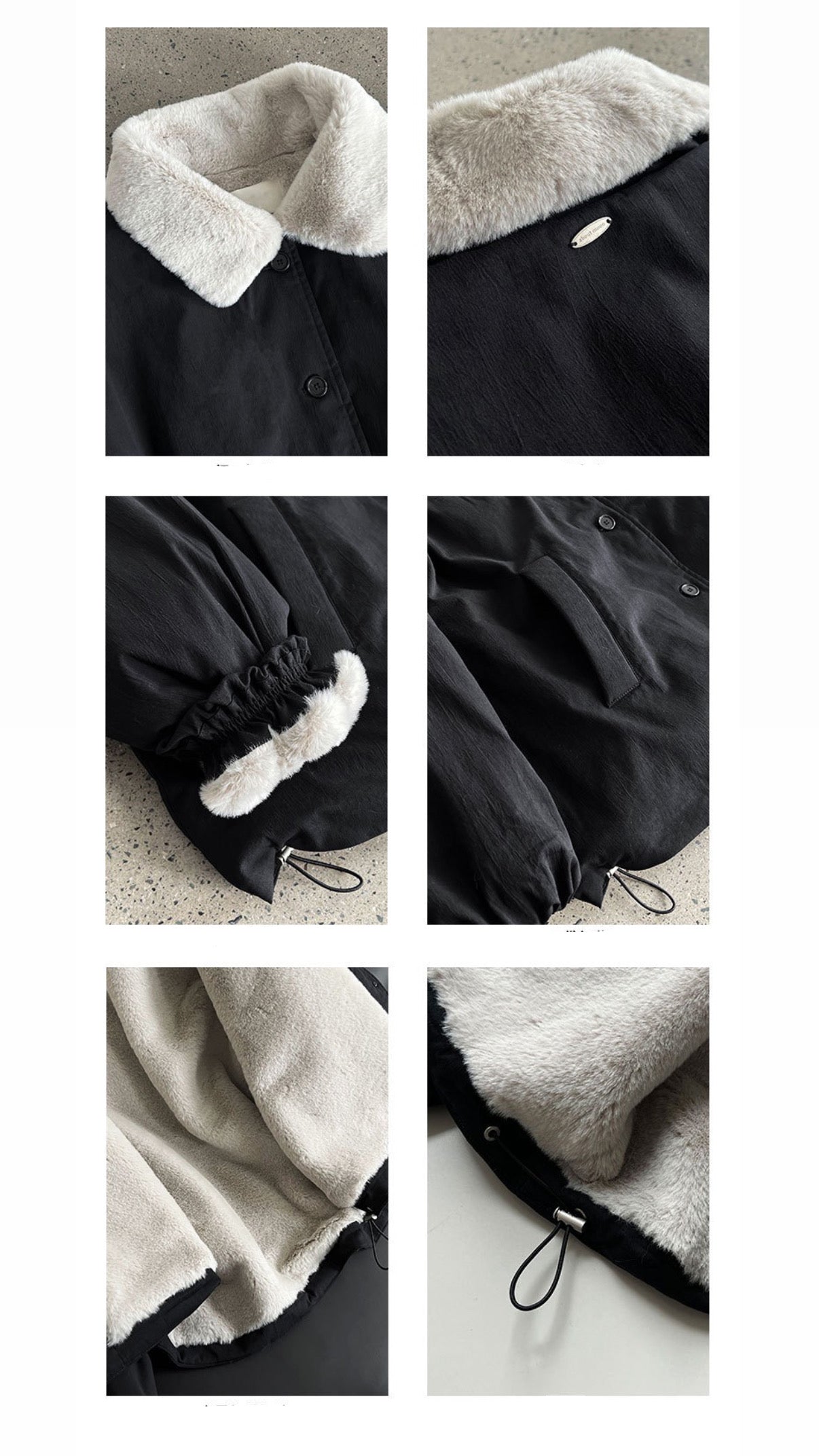 POLO領羊羔毛外套 ! 保暖毛毛底 !