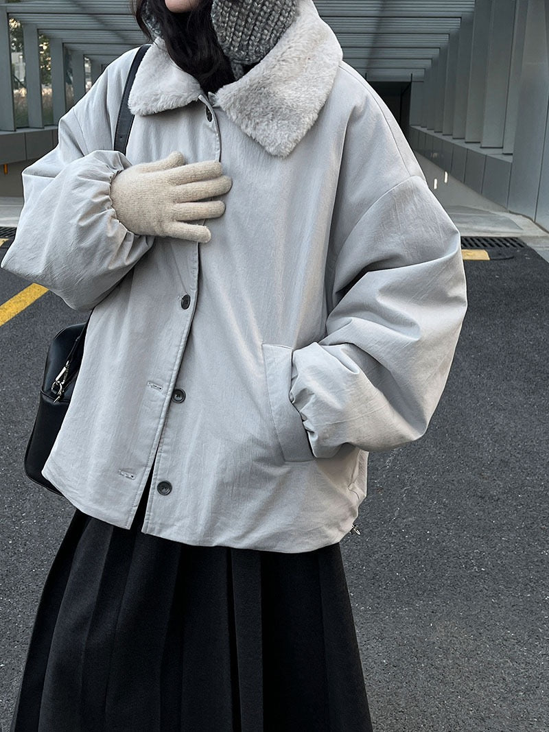 POLO領羊羔毛外套 ! 保暖毛毛底 !