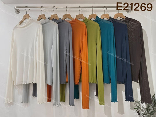 透膚捲邊打底 | E21269