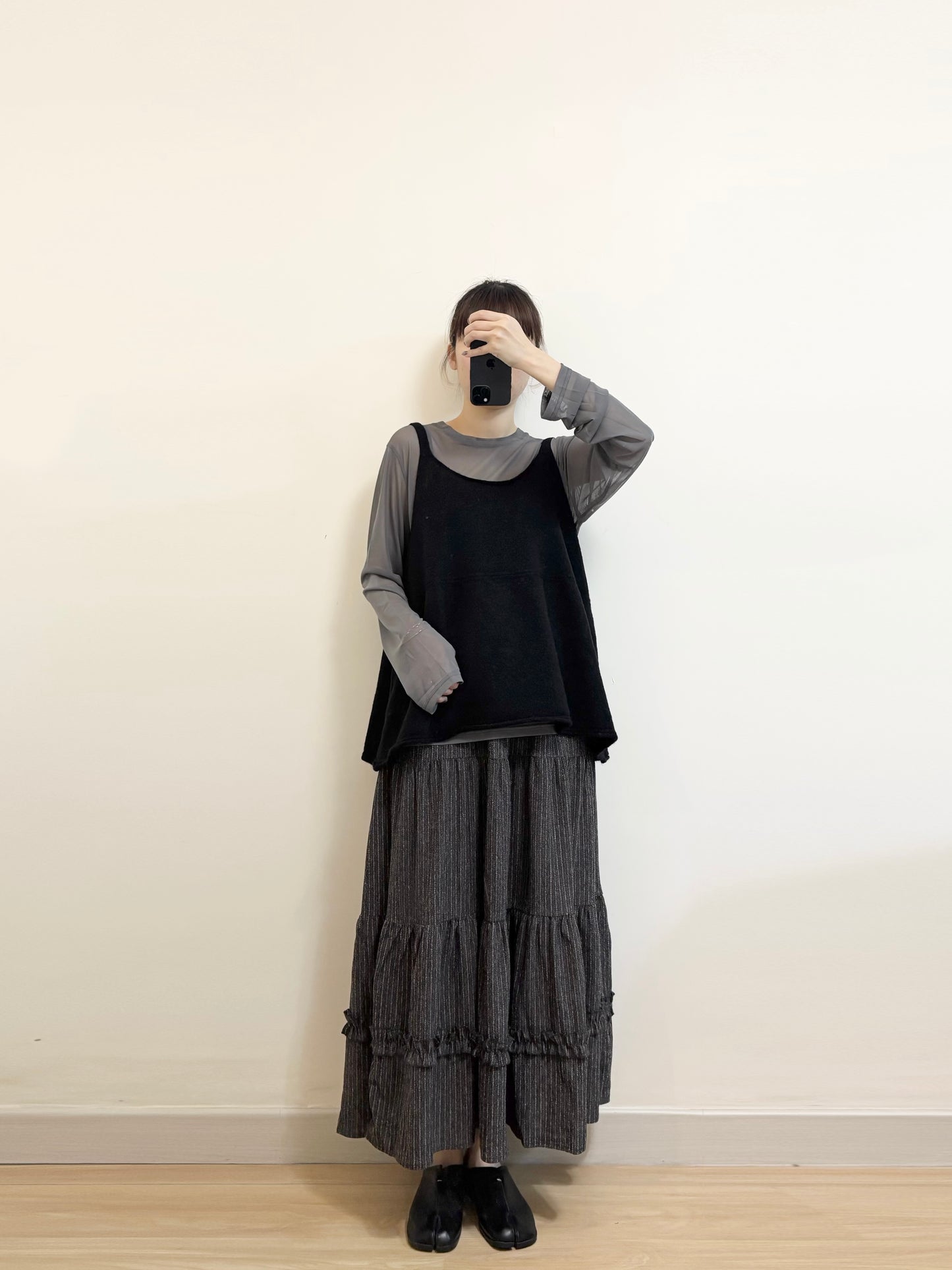 [SALE] RUFFLE 暗紋半裙 | E21394