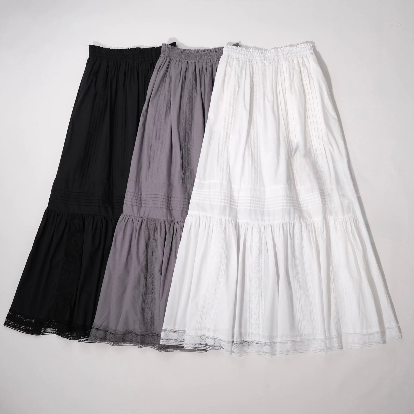 [JP] LACE SKIRT | 三色