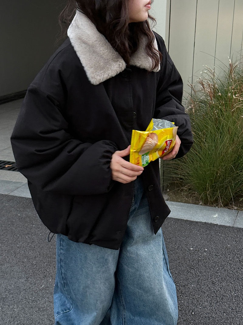 POLO領羊羔毛外套 ! 保暖毛毛底 !