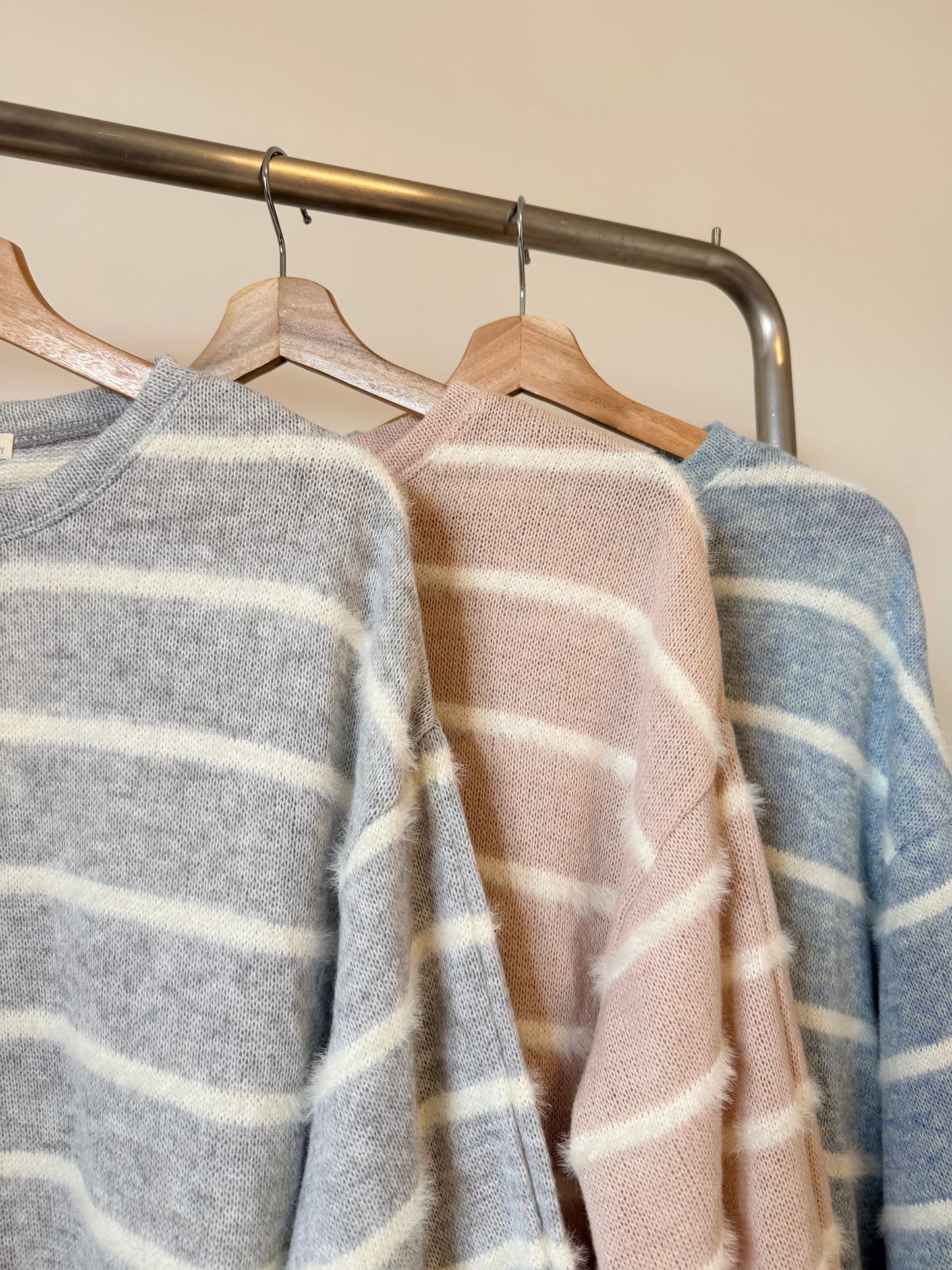 混色慵懶毛衣 | E22003