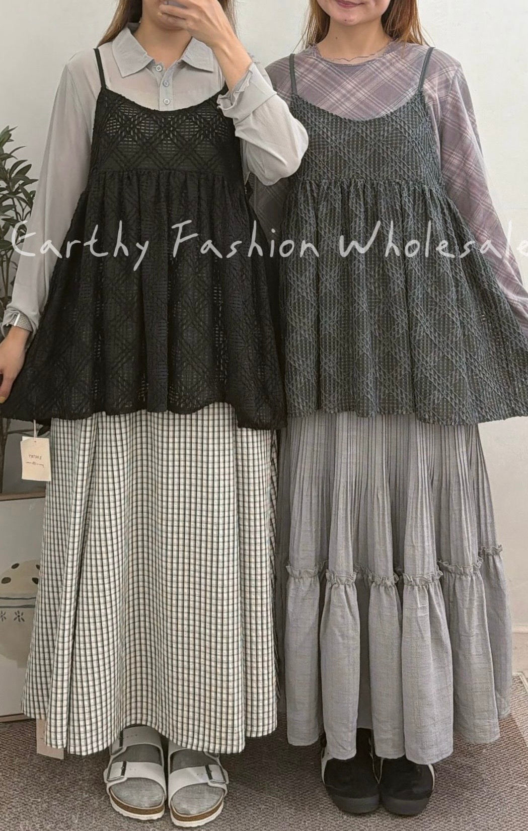 立體菱格外搭 | E21939