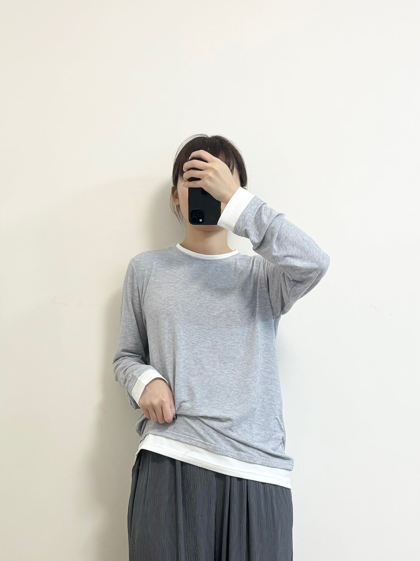 [SALE] 拼接混色TOP | E21301